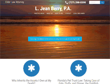 Tablet Screenshot of ljberrylaw.com